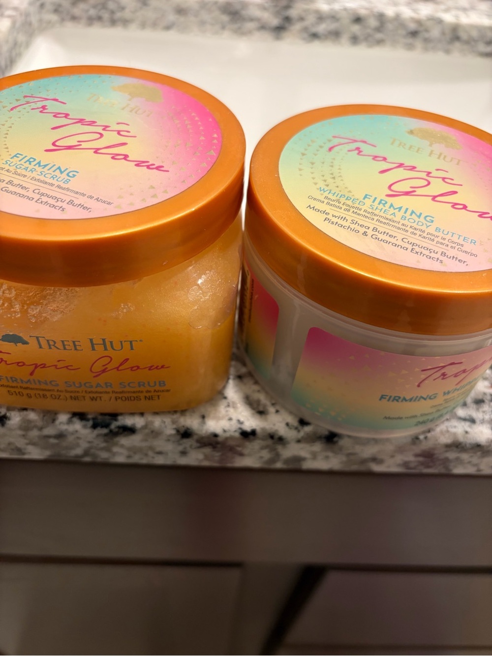 Tropic Glow Firming Body Butter & Sugar Scrub - Orange